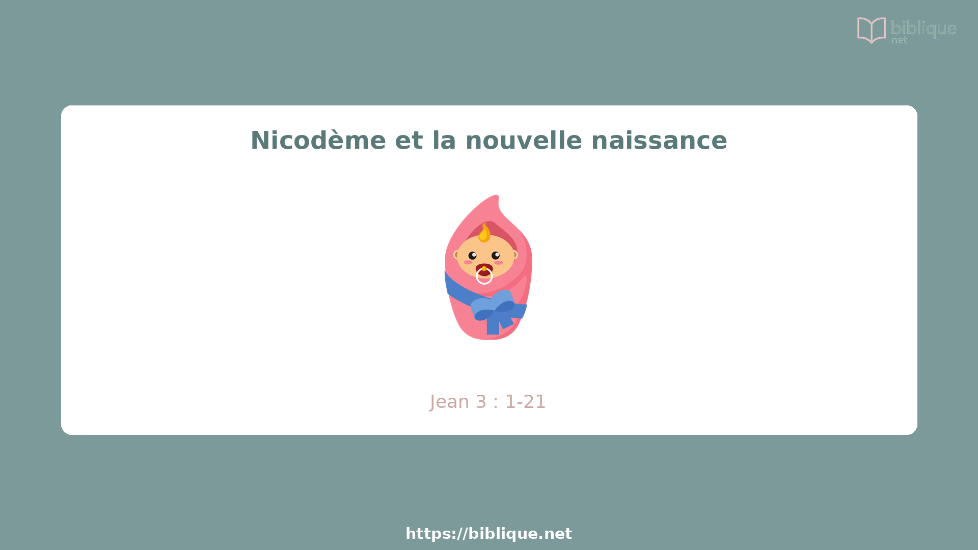 Nicodème et la nouvelle naissance